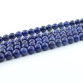 L-0059 Stylish Lapis Lazuli Smooth Round Natural Gemstone Beads Wholesale